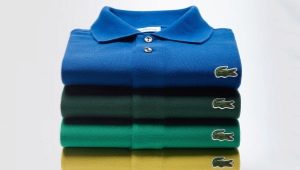 Lacoste men's clothing: assortment and size table