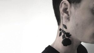 Options pour les tatouages ​​​​pour hommes sur le côté du cou