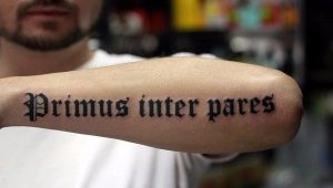 Tout sur les tatouages ​​latins pour hommes