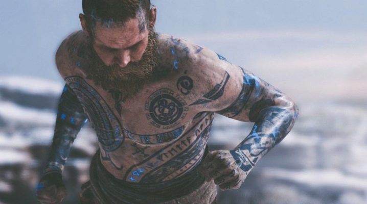 Variété de tatouages ​​scandinaves pour hommes