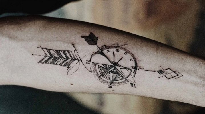 Τύποι τατουάζ πυξίδας για άνδρες και το νόημά τους