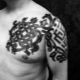 Description du tatouage sous forme de motifs celtiques pour hommes