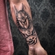 Анубис тетоважа за мушкарце