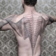 All about men's back tattoos